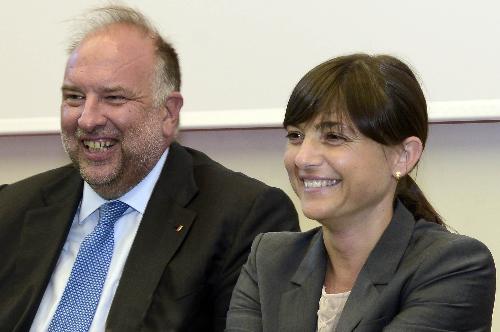 Debora Serracchiani (Presidente Friuli Venezia Giulia) e Roberto Cosolini (sindaco Trieste) – Trieste 09/07/2015